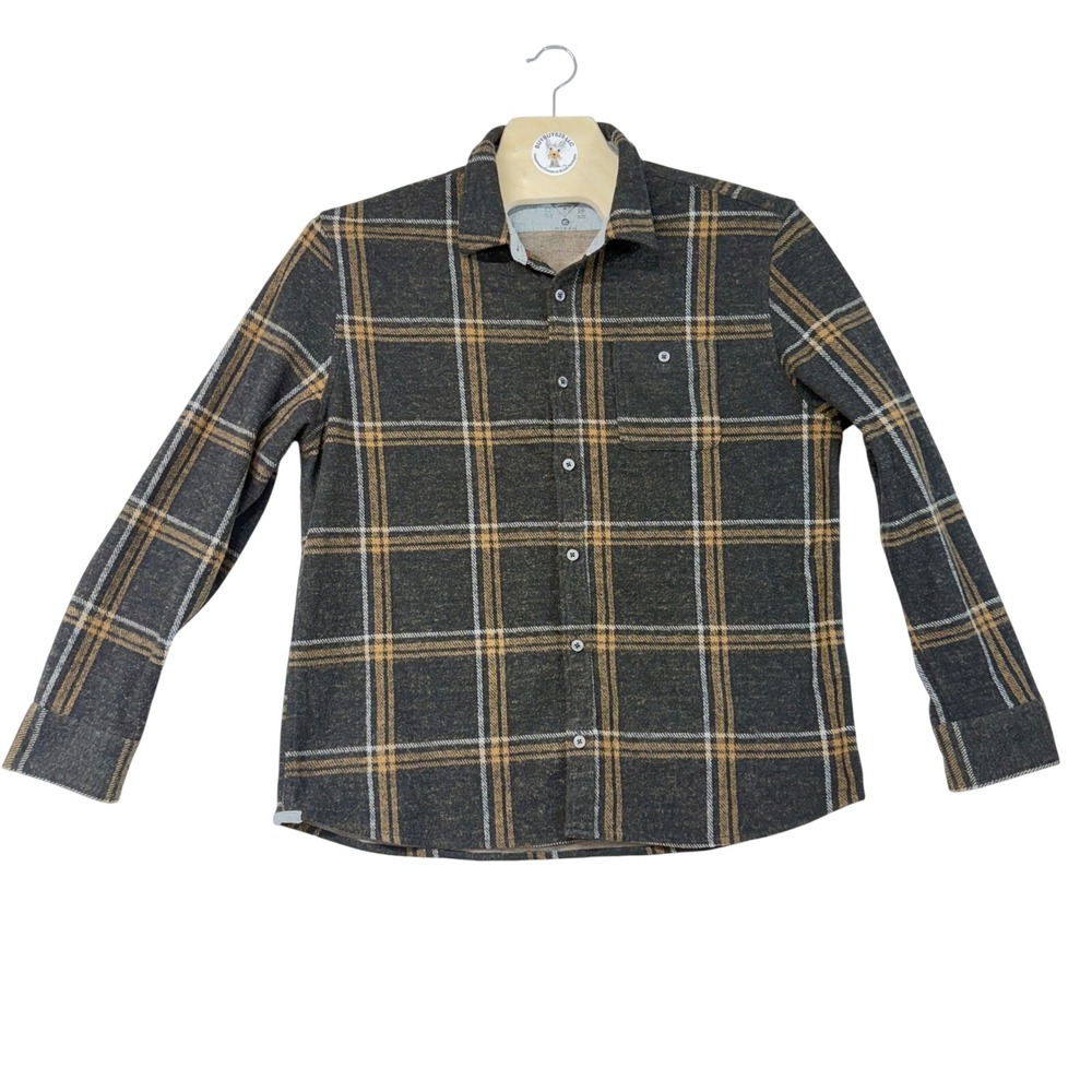 Flag & Anthem Men's Plaid Long Sleeve Shirt Madeflex‎ Built-in Stretch